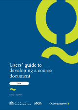User’s guide to developing a course document