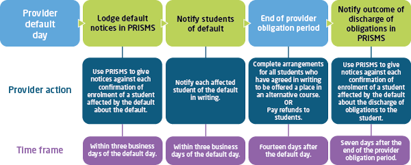 Summary of default obligations