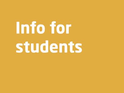 Info for students