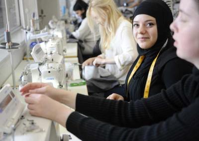 A VET fashion student.