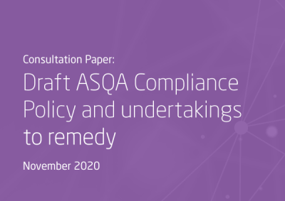 Compliance policy consultation paper cover