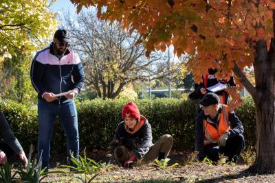 Horticultural students
