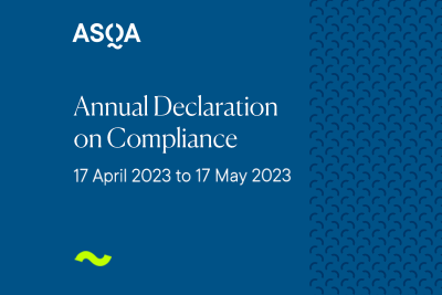 Annual Declaration on Compliance - 17 April 2023 to 17 May 2023