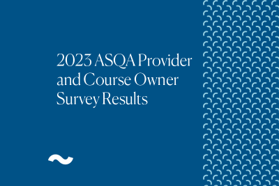 2023 ASQA Provider and Course Owner Survey click image to access news item