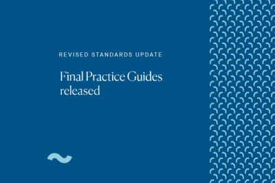 Revised Standards update - Final Practice Guides released