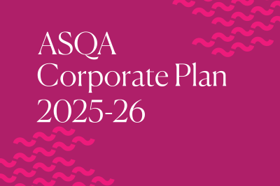 ASQA thumbnail corporate plan 2025-26