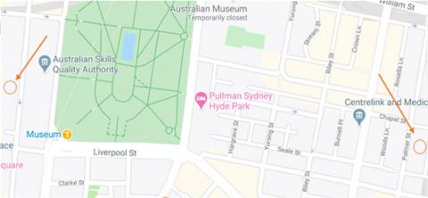 Example of a location not considered a campus